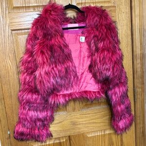 Plus Azalea Wang Gracelle Fur Coat